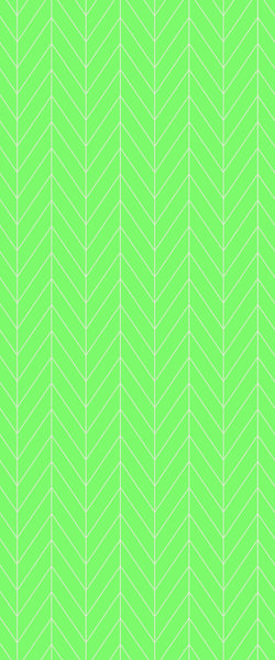 Green Chevron Tile Acrylic Shower Wall Panel 2440mm x 1220mm (3mm Thick) - CladdTech