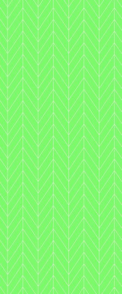 Green Chevron Tile Acrylic Shower Wall Panel 2440mm x 1220mm (3mm Thick) - CladdTech