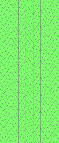 Green Chevron Tile Acrylic Shower Wall Panel 2440mm x 1220mm (3mm Thick) - CladdTech