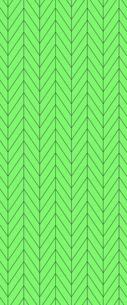Green Chevron Tile Acrylic Shower Wall Panel 2440mm x 1220mm (3mm Thick) - CladdTech