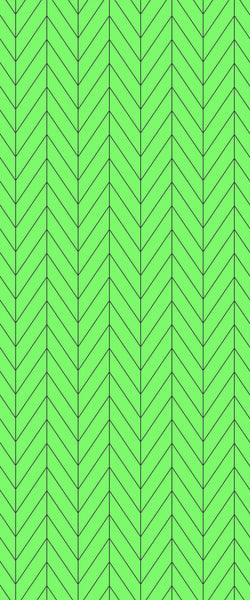 Green Chevron Tile Acrylic Shower Wall Panel 2440mm x 1220mm (3mm Thick) - CladdTech