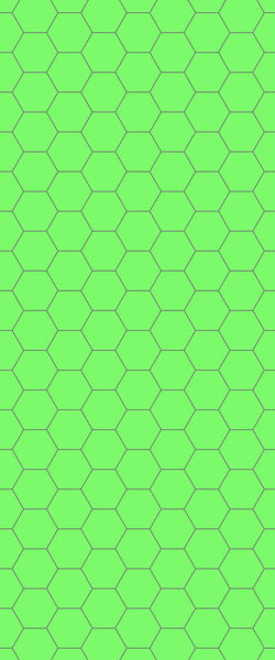 Green Hexagon Tile Acrylic Shower Wall Panel 2440mm x 1220mm (3mm Thick) - CladdTech