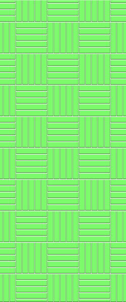 Green Mosaic Tile Acrylic Shower Wall Panel 2440mm x 1220mm (3mm Thick) - CladdTech