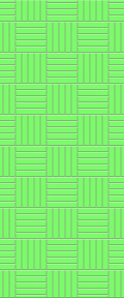 Green Mosaic Tile Acrylic Shower Wall Panel 2440mm x 1220mm (3mm Thick) - CladdTech