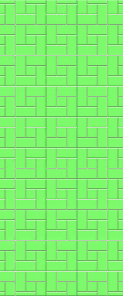 Green Windmill Tile Acrylic Shower Wall Panel 2440mm x 1220mm (3mm Thick)