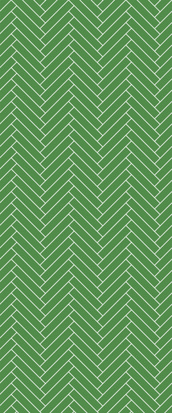 Sample of Green Double Herringbone Tile Acrylic Shower Wall Panel 2440mm x 1220mm