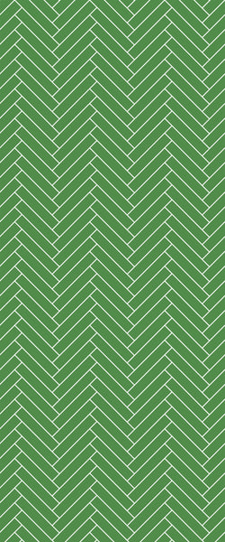 Green Double Herringbone Tile Acrylic Shower Wall Panel 2440mm x 1220mm (3mm Thick)