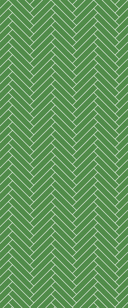 Green Double Herringbone Tile Acrylic Shower Wall Panel 2440mm x 1220mm (3mm Thick)