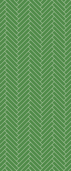 Sample of Green Double Herringbone Tile Acrylic Shower Wall Panel 2440mm x 1220mm