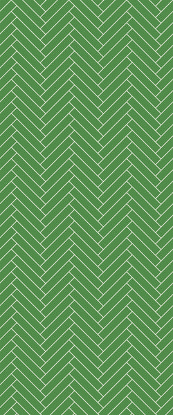 Green Double Herringbone Tile Acrylic Shower Wall Panel 2440mm x 1220mm (3mm Thick)