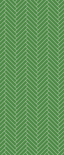 Green Double Herringbone Tile Acrylic Shower Wall Panel 2440mm x 1220mm (3mm Thick)