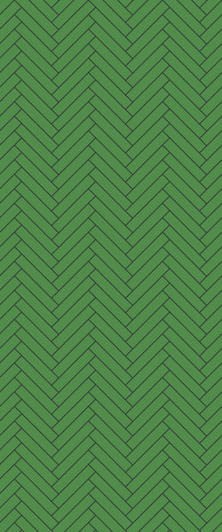 Sample of Green Double Herringbone Tile Acrylic Shower Wall Panel 2440mm x 1220mm
