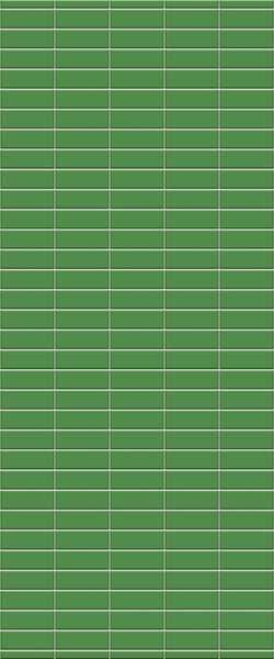 Green Horizontal Block Tile Acrylic Shower Wall Panel 2440mm x 1220mm (3mm Thick) - CladdTech