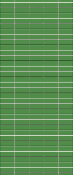 Green Horizontal Block Tile Acrylic Shower Wall Panel 2440mm x 1220mm (3mm Thick) - CladdTech