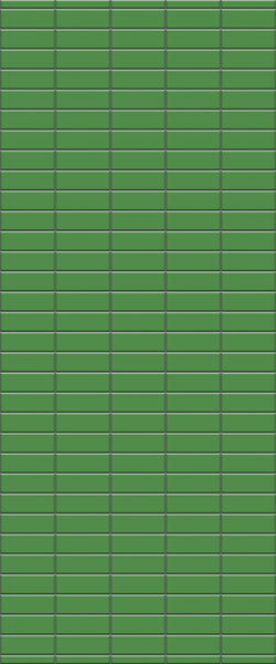 Green Horizontal Block Tile Acrylic Shower Wall Panel 2440mm x 1220mm (3mm Thick) - CladdTech