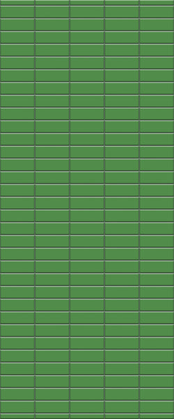 Green Horizontal Block Tile Acrylic Shower Wall Panel 2440mm x 1220mm (3mm Thick) - CladdTech