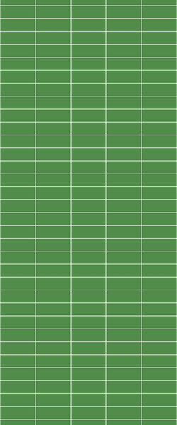 Green Horizontal Block Tile Acrylic Shower Wall Panel 2440mm x 1220mm (3mm Thick) - CladdTech