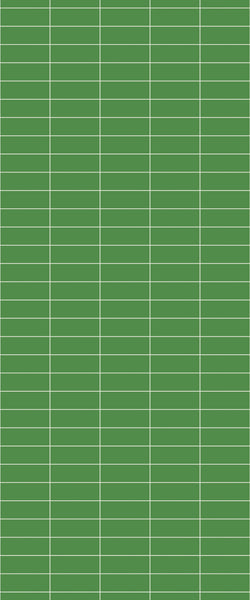 Green Horizontal Block Tile Acrylic Shower Wall Panel 2440mm x 1220mm (3mm Thick) - CladdTech