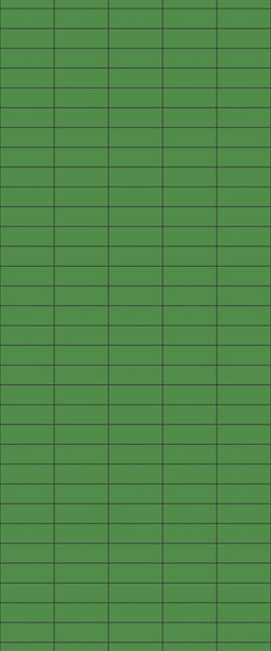 Green Horizontal Block Tile Acrylic Shower Wall Panel 2440mm x 1220mm (3mm Thick) - CladdTech