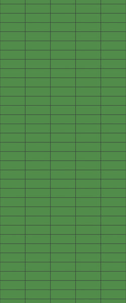Green Horizontal Block Tile Acrylic Shower Wall Panel 2440mm x 1220mm (3mm Thick) - CladdTech