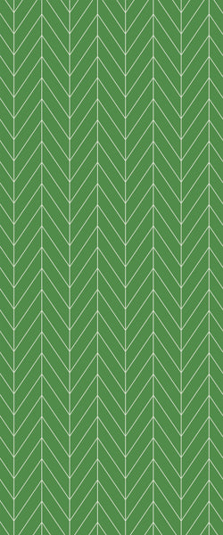 Green Chevron Tile Acrylic Shower Wall Panel 2440mm x 1220mm (3mm Thick) - CladdTech