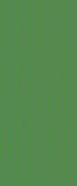 Green Chevron Tile Acrylic Shower Wall Panel 2440mm x 1220mm (3mm Thick) - CladdTech