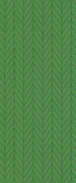 Green Chevron Tile Acrylic Shower Wall Panel 2440mm x 1220mm (3mm Thick) - CladdTech