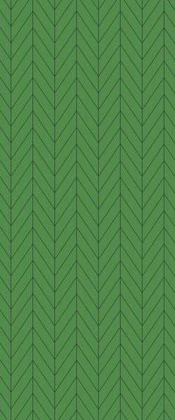 Green Chevron Tile Acrylic Shower Wall Panel 2440mm x 1220mm (3mm Thick) - CladdTech