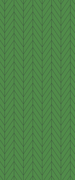 Green Chevron Tile Acrylic Shower Wall Panel 2440mm x 1220mm (3mm Thick) - CladdTech