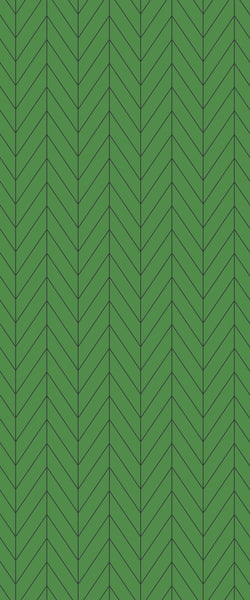 Green Chevron Tile Acrylic Shower Wall Panel 2440mm x 1220mm (3mm Thick) - CladdTech