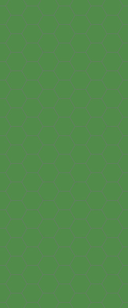 Green Hexagon Tile Acrylic Shower Wall Panel 2440mm x 1220mm (3mm Thick) - CladdTech