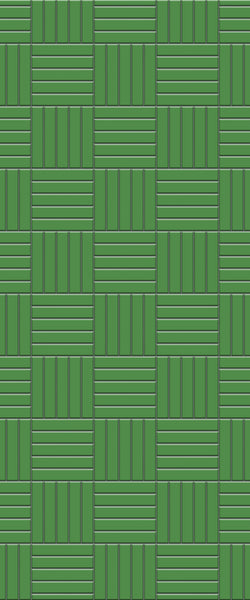 Green Mosaic Tile Acrylic Shower Wall Panel 2440mm x 1220mm (3mm Thick) - CladdTech