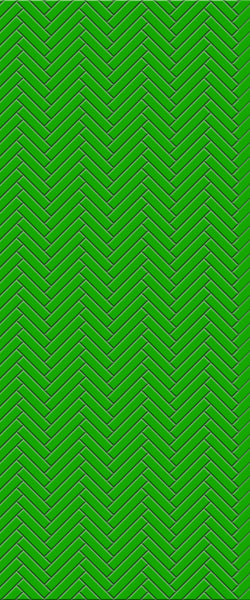 Green Single Herringbone Tile Acrylic Shower Wall Panel 2440mm x 1220mm (3mm Thick) - CladdTech