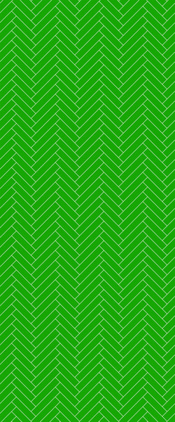 Green Single Herringbone Tile Acrylic Shower Wall Panel 2440mm x 1220mm (3mm Thick) - CladdTech