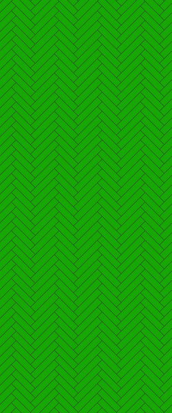 Green Single Herringbone Tile Acrylic Shower Wall Panel 2440mm x 1220mm (3mm Thick) - CladdTech