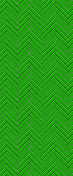 Green Double Herringbone Tile Acrylic Shower Wall Panel 2440mm x 1220mm (3mm Thick)