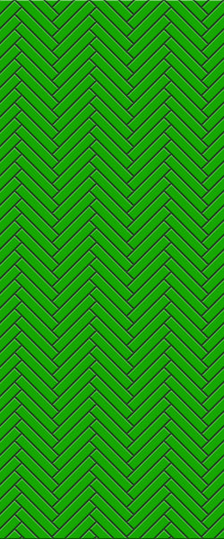 Sample of Green Double Herringbone Tile Acrylic Shower Wall Panel 2440mm x 1220mm