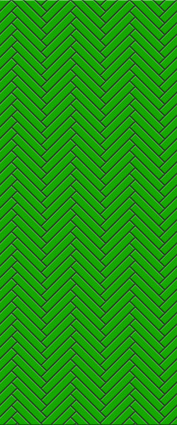 Green Double Herringbone Tile Acrylic Shower Wall Panel 2440mm x 1220mm (3mm Thick)