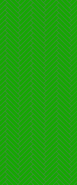 Sample of Green Double Herringbone Tile Acrylic Shower Wall Panel 2440mm x 1220mm