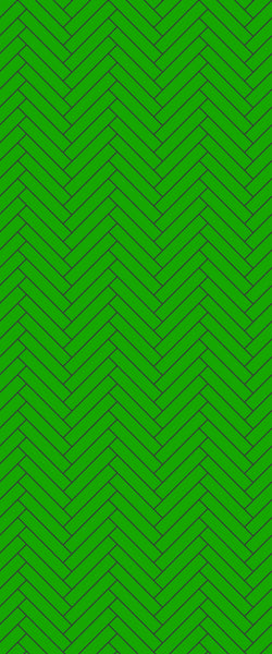 Sample of Green Double Herringbone Tile Acrylic Shower Wall Panel 2440mm x 1220mm