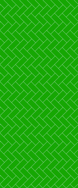 Green Diagonal Herringbone Tile Acrylic Shower Wall Panel 2440mm x 1220mm (3mm Thick) - CladdTech