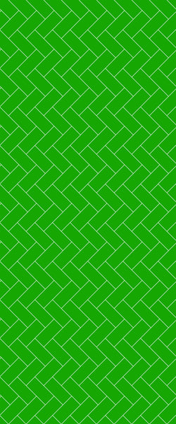 Green Diagonal Herringbone Tile Acrylic Shower Wall Panel 2440mm x 1220mm (3mm Thick) - CladdTech