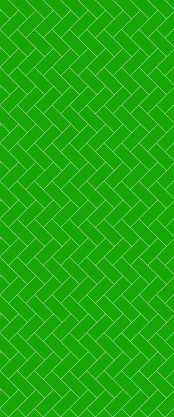 Green Diagonal Herringbone Tile Acrylic Shower Wall Panel 2440mm x 1220mm (3mm Thick) - CladdTech
