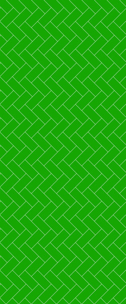 Green Diagonal Herringbone Tile Acrylic Shower Wall Panel 2440mm x 1220mm (3mm Thick) - CladdTech