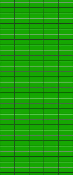 Green Horizontal Block Tile Acrylic Shower Wall Panel 2440mm x 1220mm (3mm Thick) - CladdTech