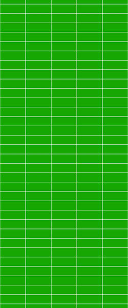 Green Horizontal Block Tile Acrylic Shower Wall Panel 2440mm x 1220mm (3mm Thick) - CladdTech