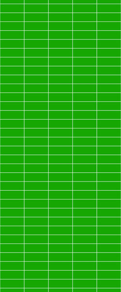 Green Horizontal Block Tile Acrylic Shower Wall Panel 2440mm x 1220mm (3mm Thick) - CladdTech