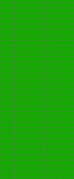 Green Horizontal Block Tile Acrylic Shower Wall Panel 2440mm x 1220mm (3mm Thick) - CladdTech