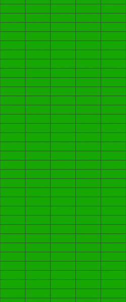 Green Horizontal Block Tile Acrylic Shower Wall Panel 2440mm x 1220mm (3mm Thick) - CladdTech