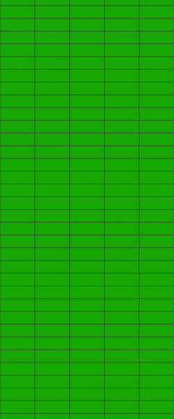 Green Horizontal Block Tile Acrylic Shower Wall Panel 2440mm x 1220mm (3mm Thick) - CladdTech